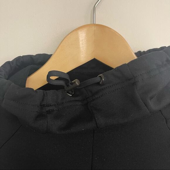 FABLETICS Liora Black Tunic Dress Long Sleeve Mock Neck with Bungee Cord Small - Picture 9 of 13